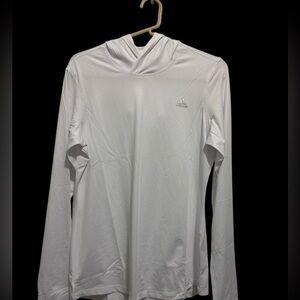 adidas White Logo Performance Top baselayer